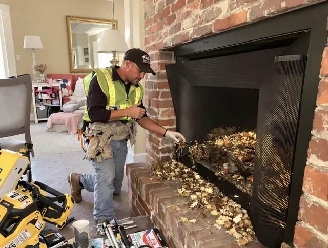Safe screening installation by Acushnet Chimney Sweep in Acushnet, MA