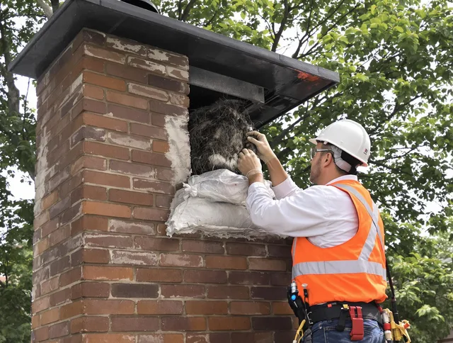 Humane removal of debris and animals by Acushnet Chimney Sweep in Acushnet, MA