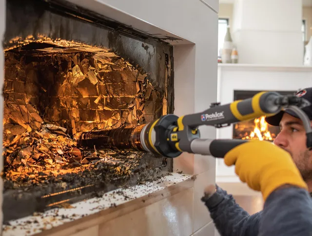 Professional chimney cleaning by Acushnet Chimney Sweep in Acushnet, MA