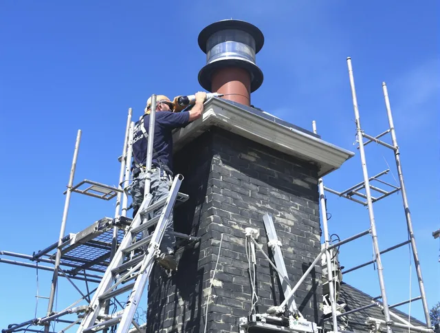 Sturdy chimney crown finished by Acushnet Chimney Sweep in Acushnet, MA