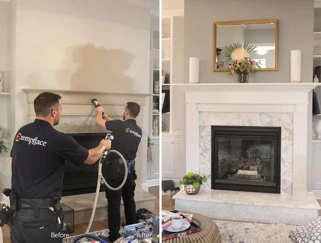 Professional soot removal by Acushnet Chimney Sweep team in Acushnet, MA